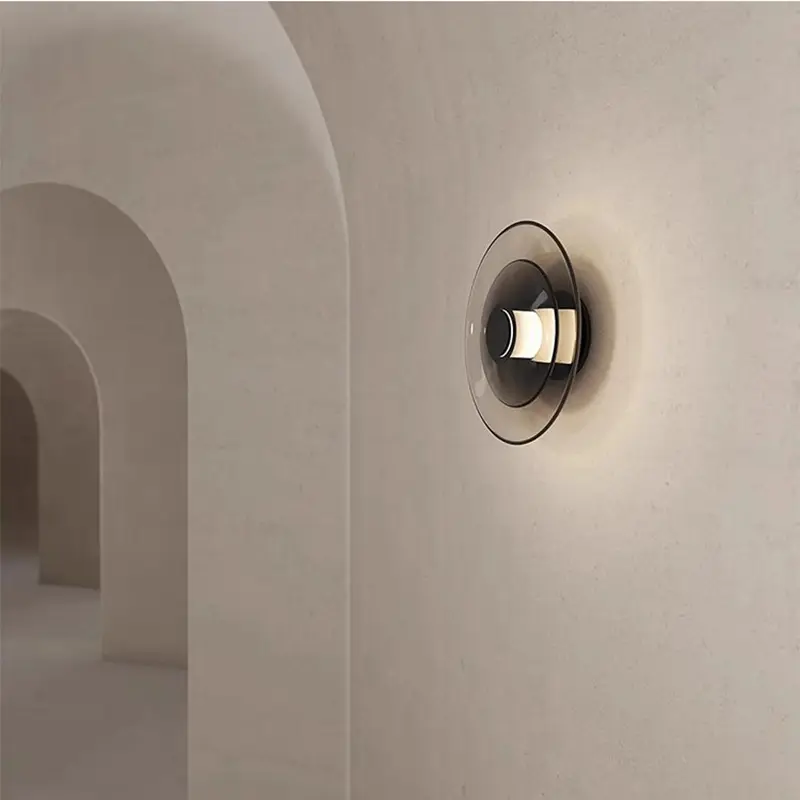 Creative Bedroom Study Led Simple Metal Glass