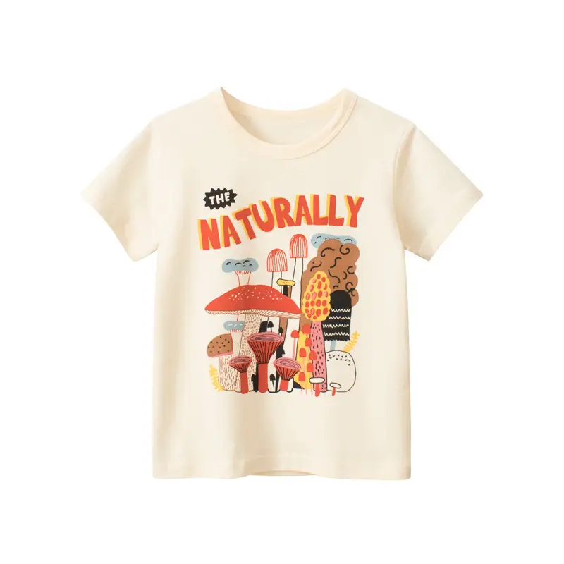 Summer New Girls' Cotton Short Sleeve
