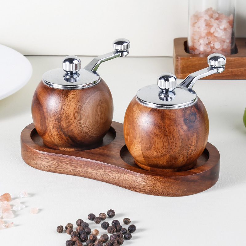 Pepper And Salt Shakers With Grinders, Kitchen Tools
