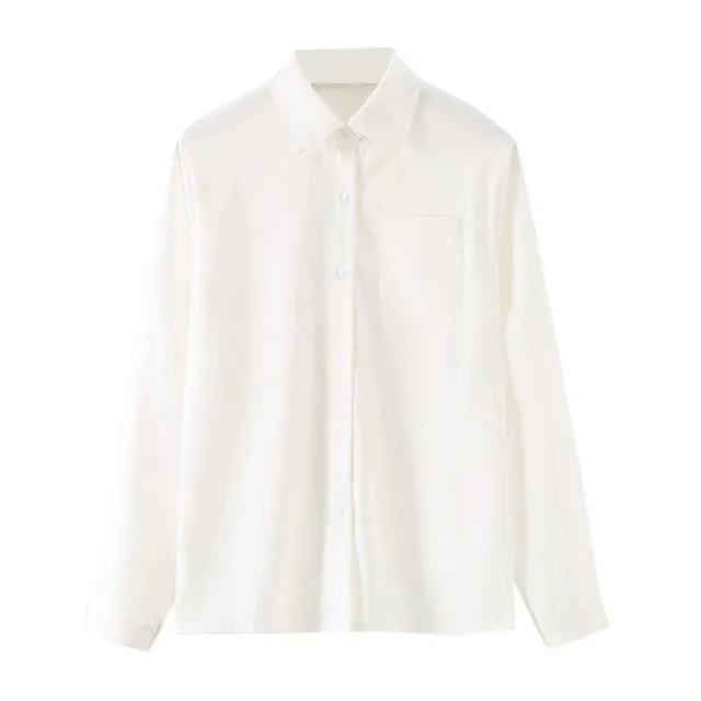 White Preppy Style Inner Anti wrinkle Bottoming Shirt Student Top White - Shop at LoveMi