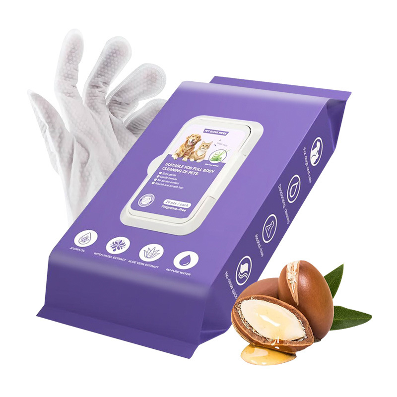 Pet Supplies Pet No-rinse Wet Wipes Gloves thumbnail 4