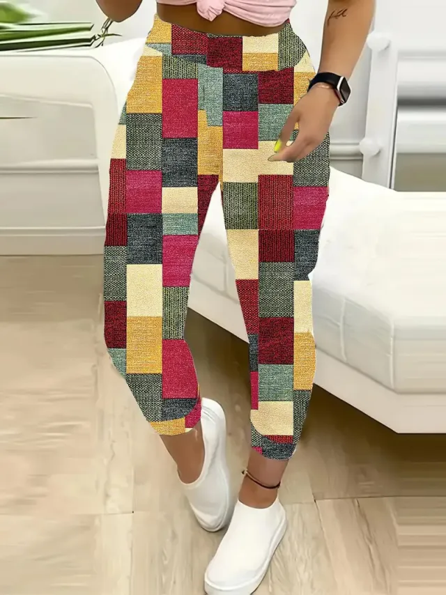 Women's Casual Trousers Lantern Ankle tied Sports Pants Znx240820Ml001Kml001K109 - Shop at LoveMi