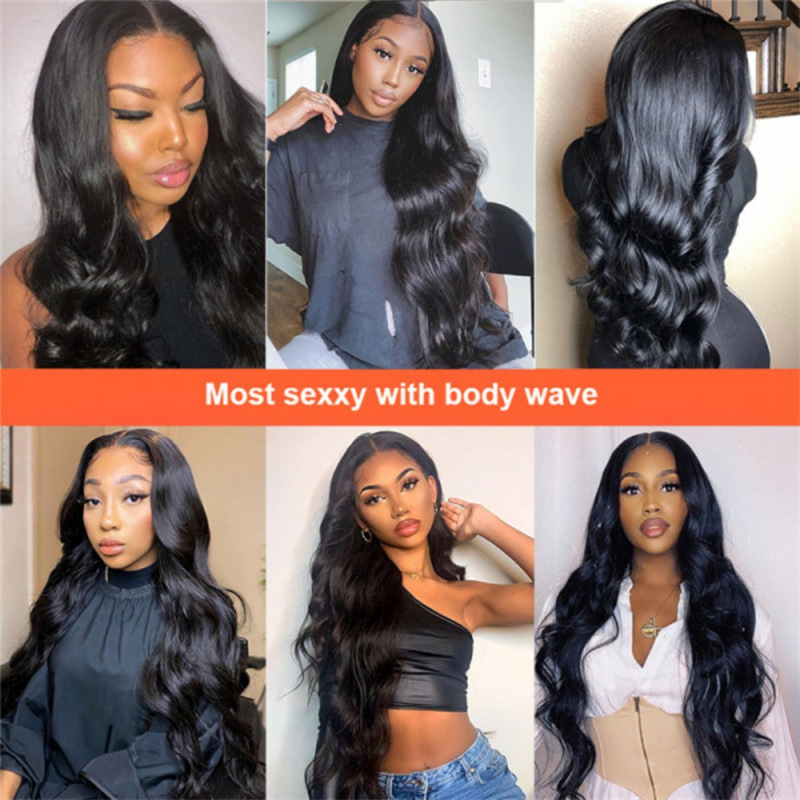 Solid Color Simple Artificial Wave Long Hair Extension 3