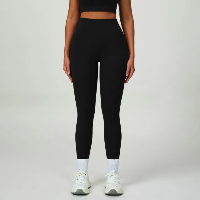 High Waist Hip Lift Fitness Pants Women's Tight Outdoor Sports Yoga Pants Advanced Black - Shop at LoveMi