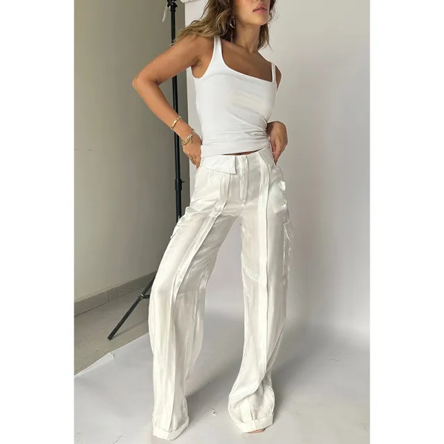 Loose Zip Multicolor Vacation Trousers Multicolor - Shop at LoveMi