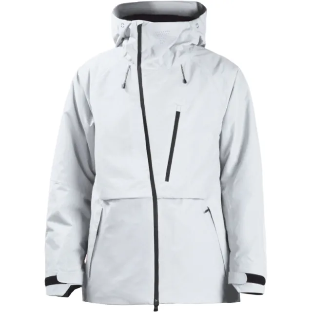Waterproof Warm Breathable Outdoor Sports American Ski Jacket Light Gray - Shop at LoveMi