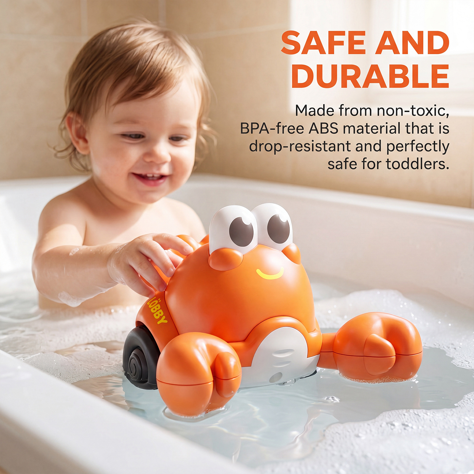 DOWMOO Fun Lobster Shape Bathroom Children's Relief Toys 3