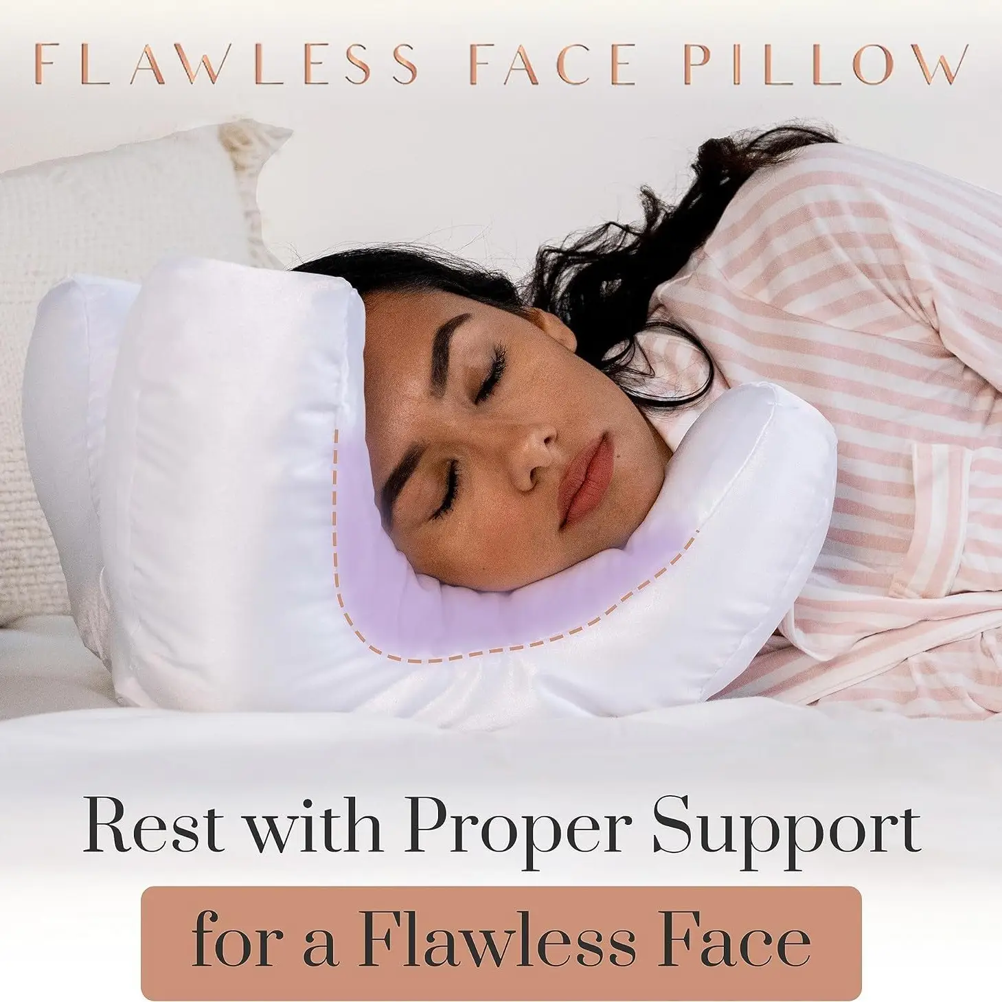Beauty Sleep Anti-wrinkle Back Super Soft Shock-absorbing Pillow