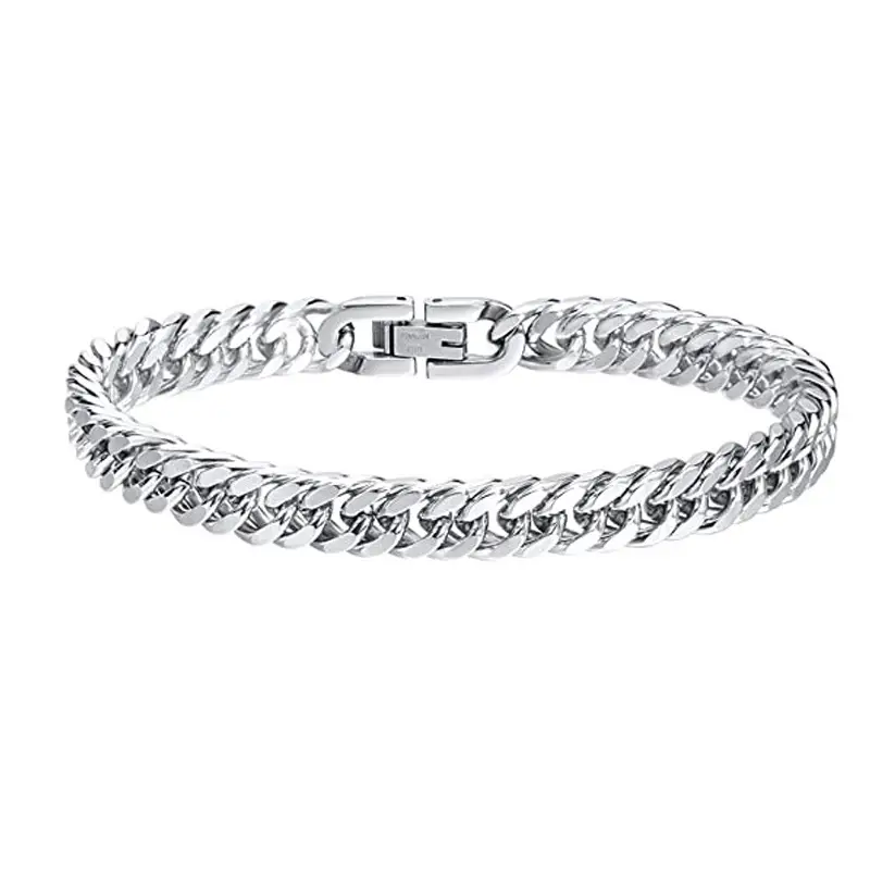 European And American Fashion Titanium Steel Chain Bracelet Stainless Steel Ornament