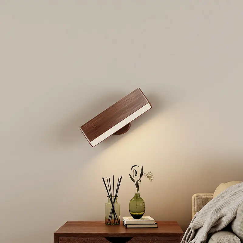 Bedroom Bedside Small Night Lamp Adjustable Angle Simple Style Stair Light