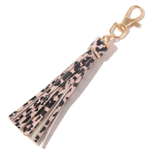 PU Leather Tassel Key Chain Key Ring DIY Accessories Color 5 - Shop at LoveMi