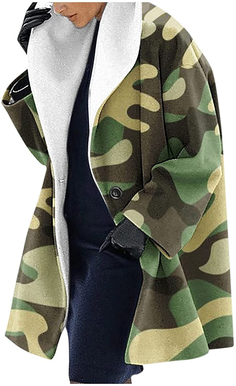 Mid-length Fall And Winter Lapels Loose Casual Hooded Coat - Image 12