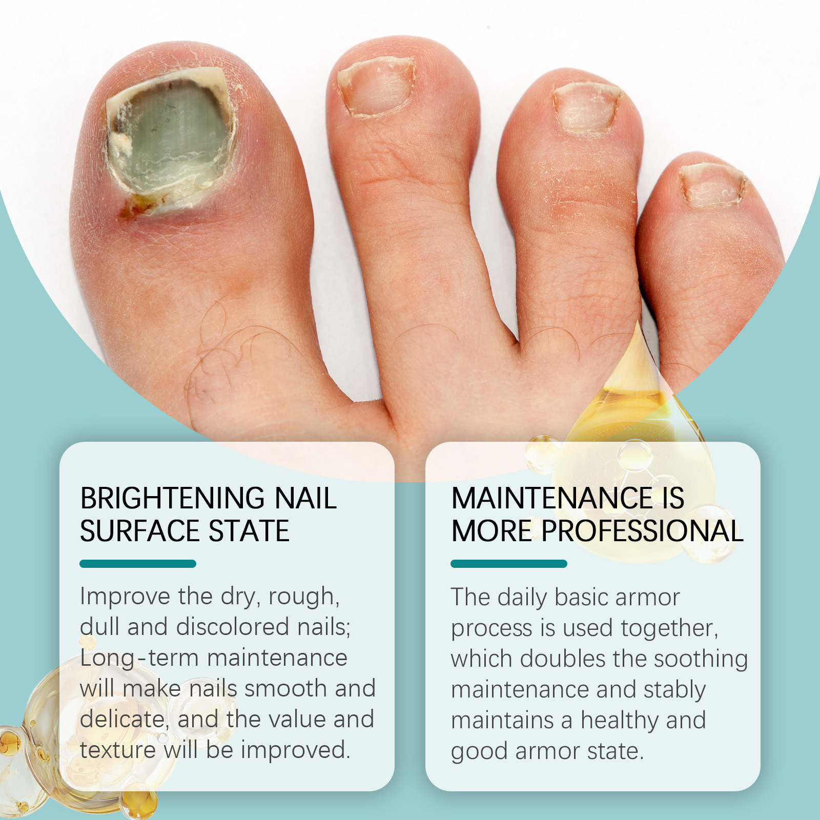 Gentle Ingredients For Daily Care Convenient Nail Tips