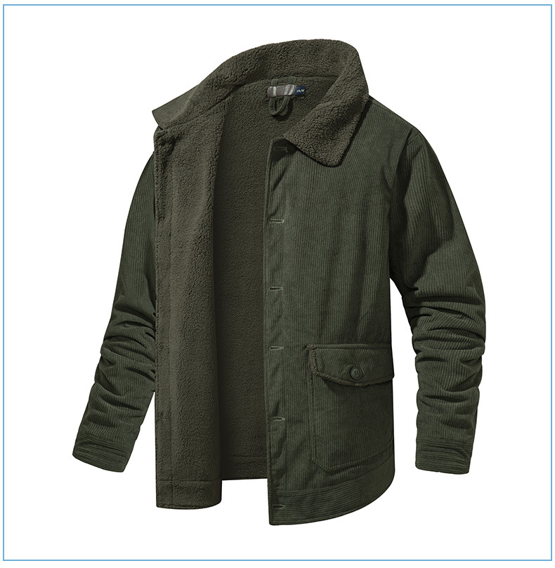 Title 20, Herren Cashmere Jacke Verdickt Groß Loose Casua...