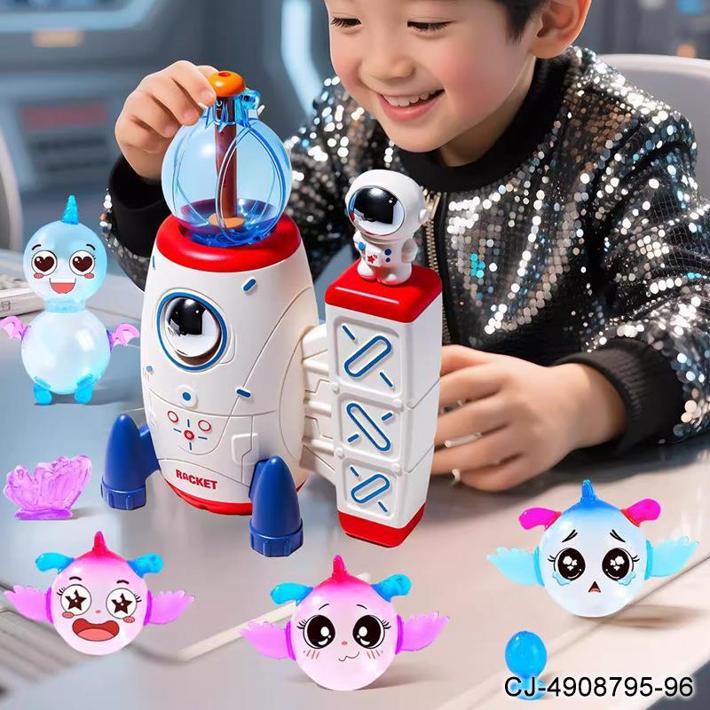 Space Rocket Magic Ball Inflator Children's Educational Toys