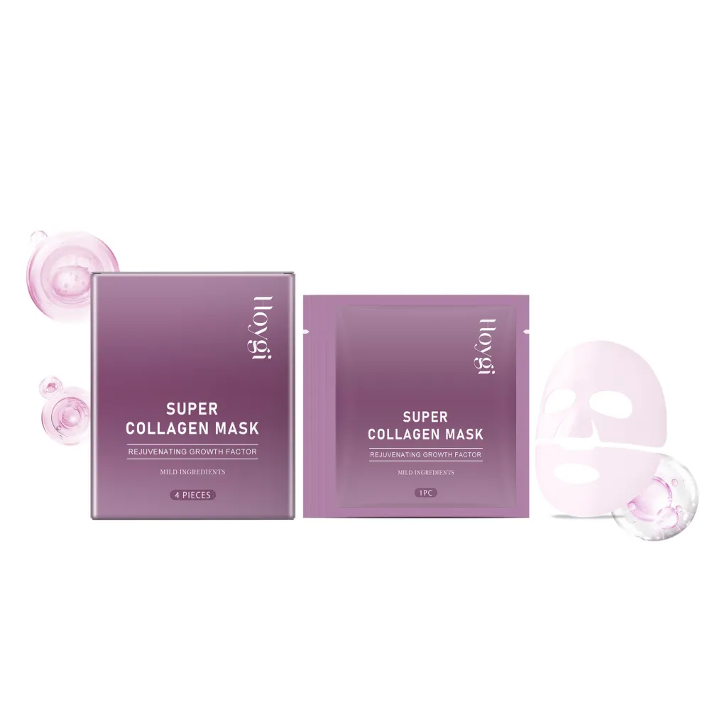 Collagen Moisturizing Mask Smoothen Fine Wrinkles - 4 Pieces