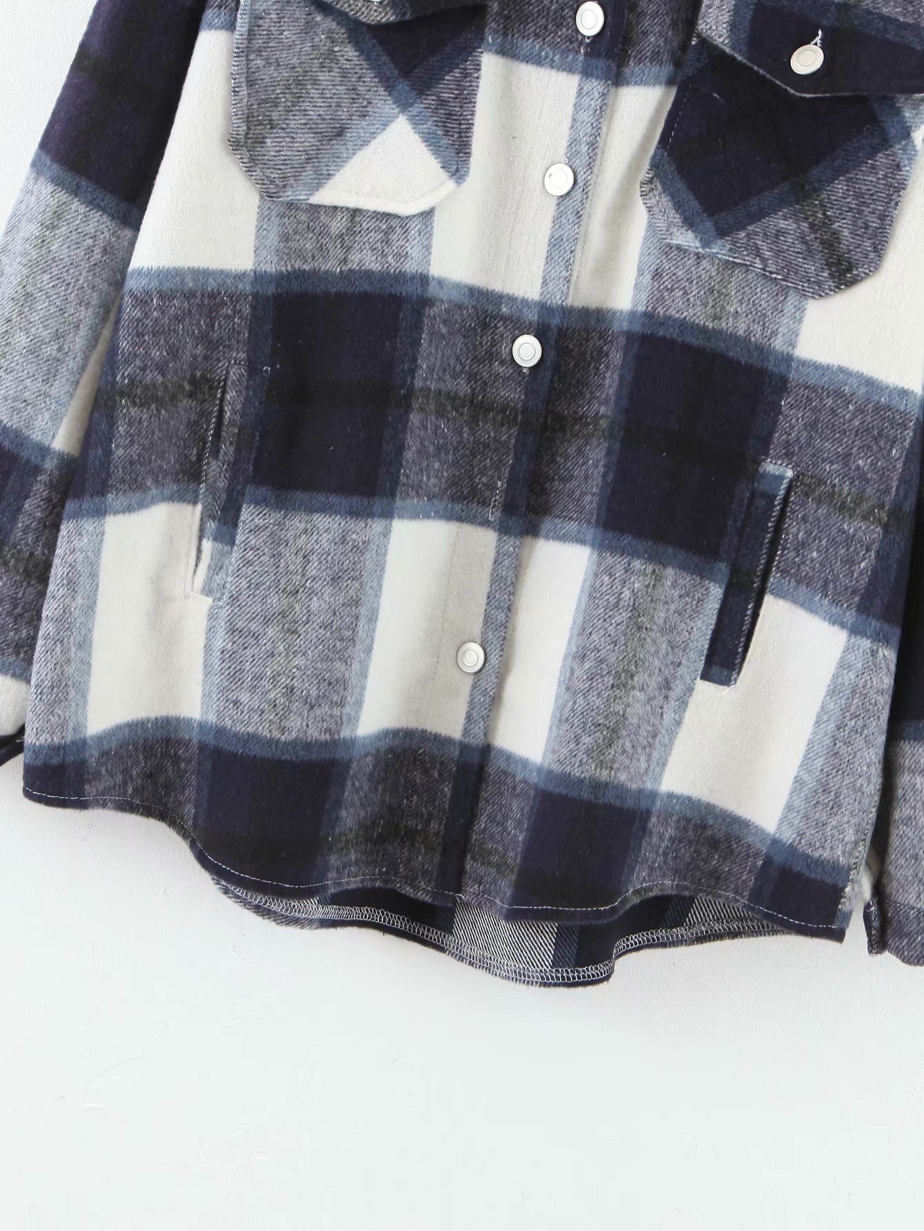 Title 4, Womens checked woolen coat