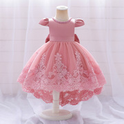 Birthday Dress Big Bow Flower Girl Wedding Dress Dress - Image 21