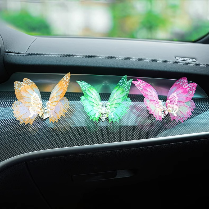 Title 10, New Car Dashboard Butterfly Air Outlet Aromathe...