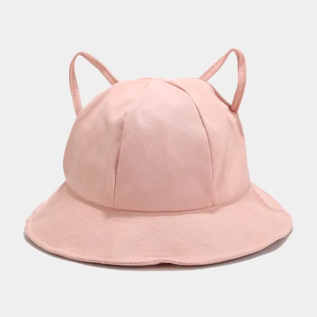 Japanese Style Artistic Sun Hat Summer Leisure Bucket Hat Tide Pink - Shop at LoveMi