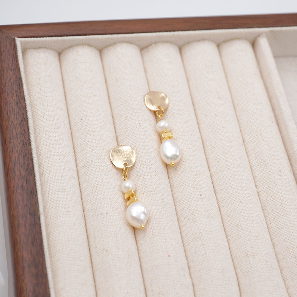 Simple Baroque Pearl Trendy Earrings