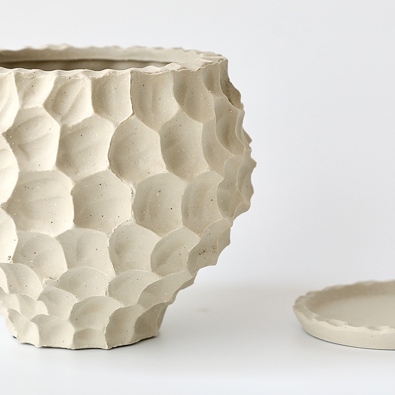 Ceramic Phalaenopsis Pot with Tray, picture 3 of 4