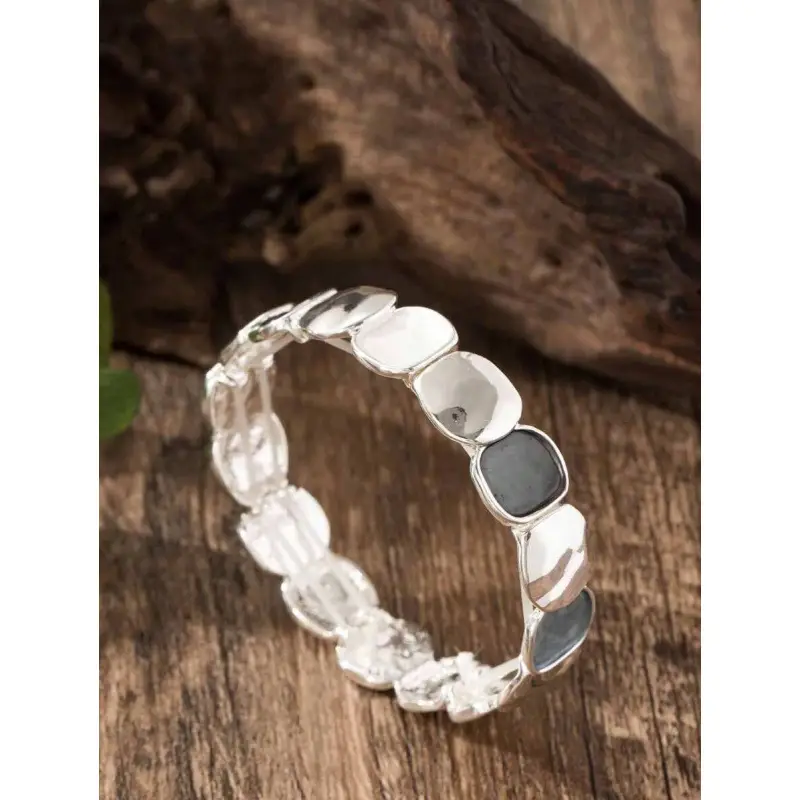 Fashionable Elastic Zinc Alloy Bracelet For Women