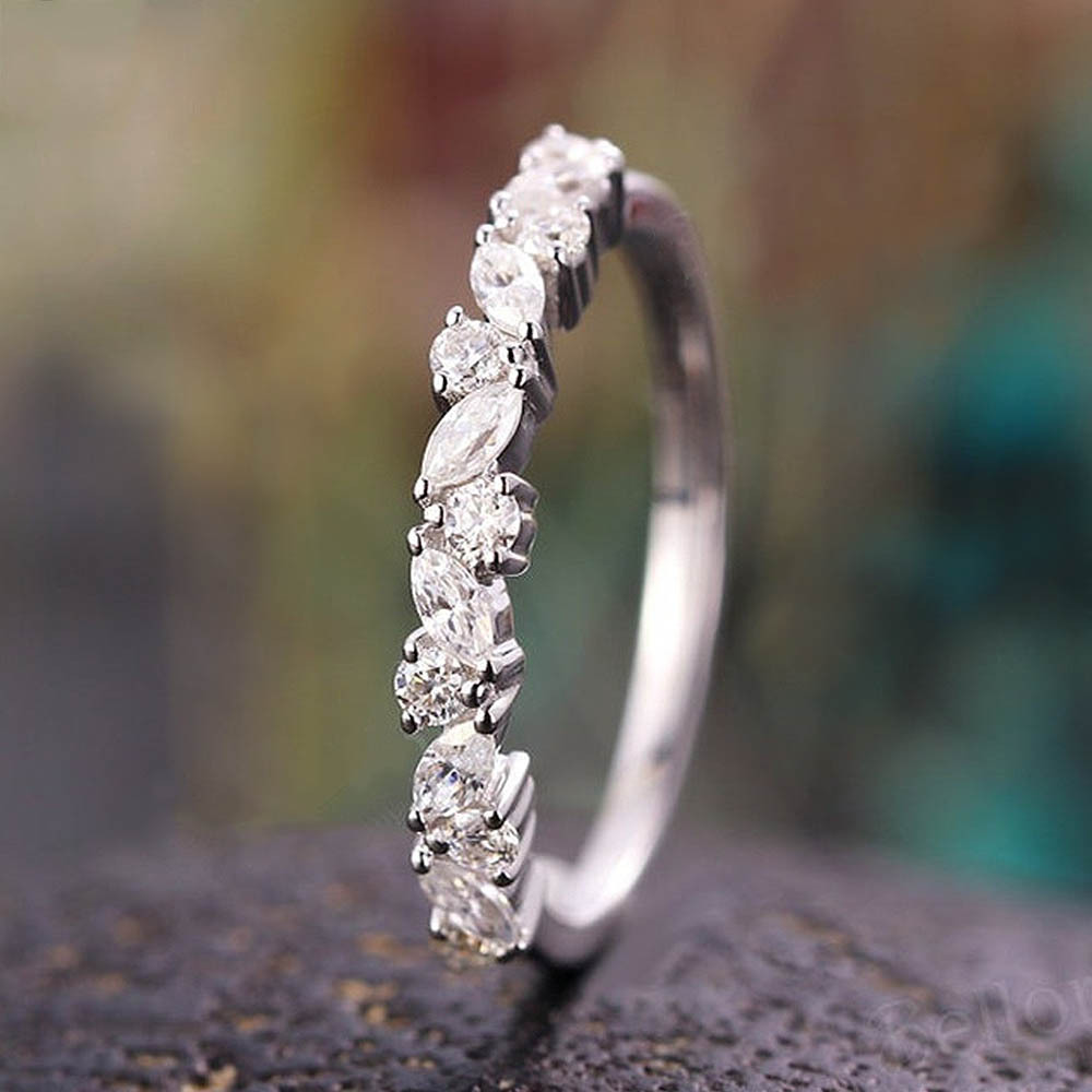 Simple Brass Zircon Ring Fashion Ring Bracelet