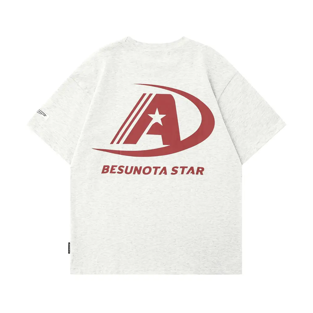 Creative Letters Printed Cotton T-shirt
