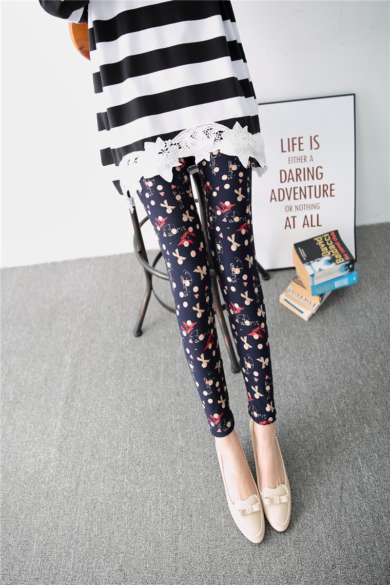 Title 2, Groothandel elastische leggings met Spring Graf...