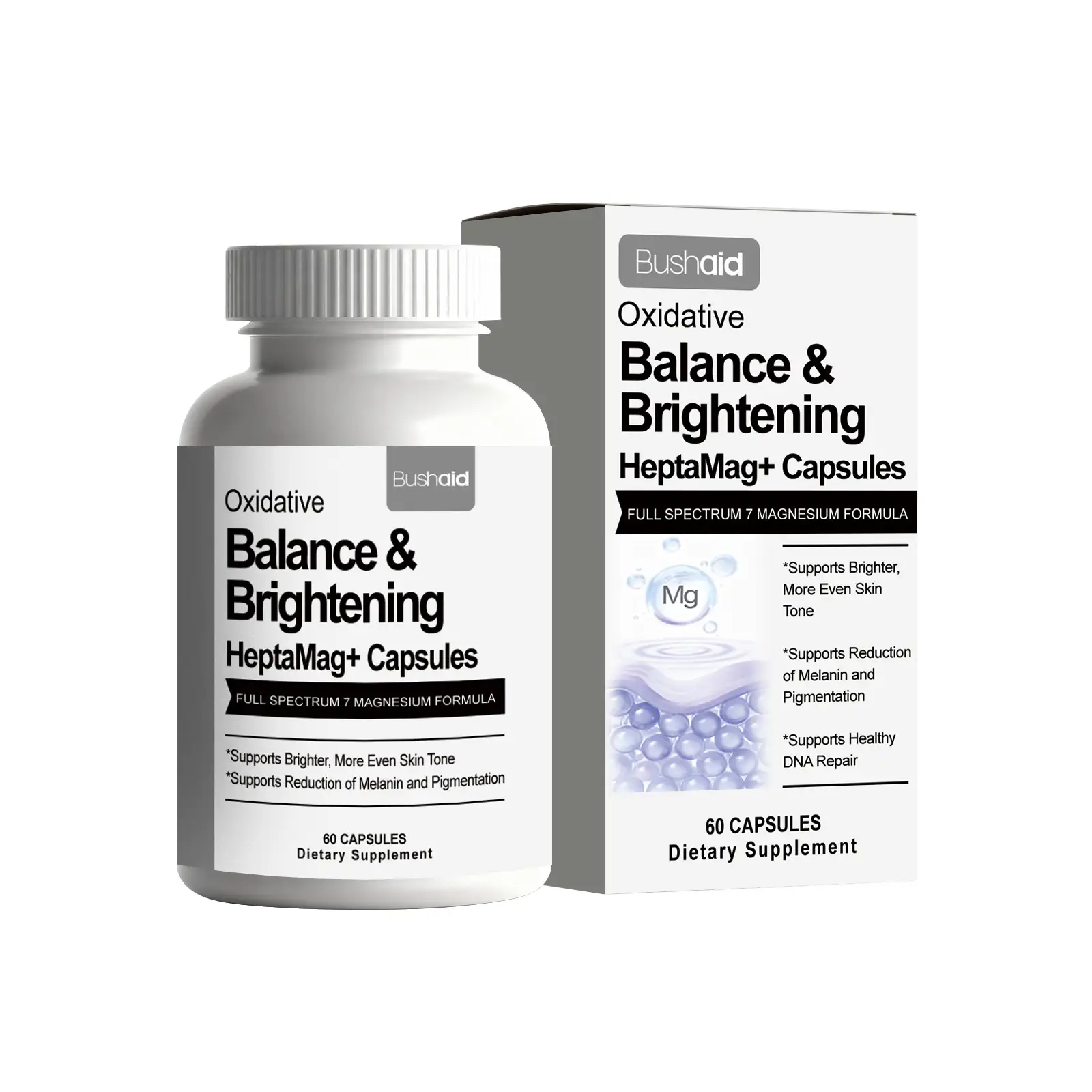 Bright White Seven-Layer Magnesium Capsules