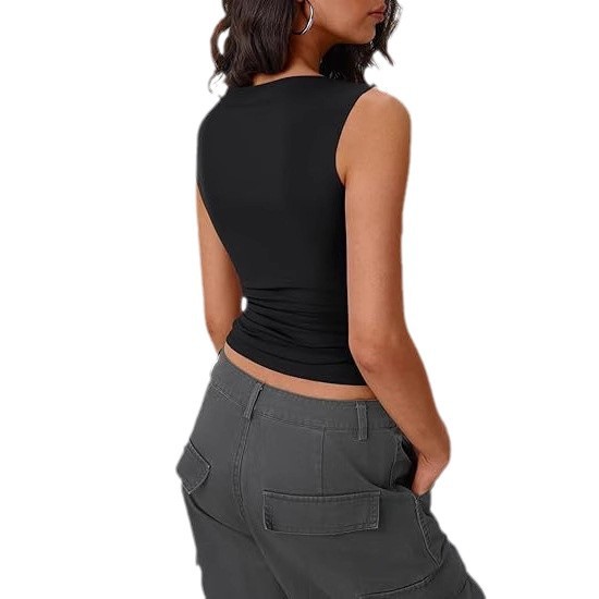 New Vest Slim Fit Women's Sleeveless Shirt