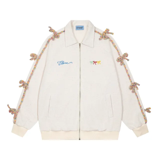 Trendy Loose All Match Sports Sweater American High Street Design Jacket Apricot - Shop at LoveMi