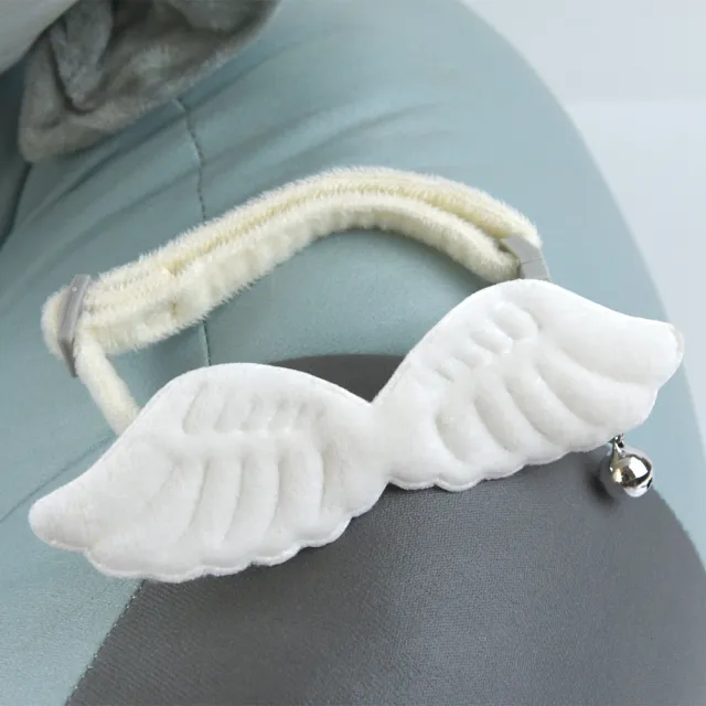 Creative Pet Cat Angel Wings Bell Collar White - Shop at LoveMi