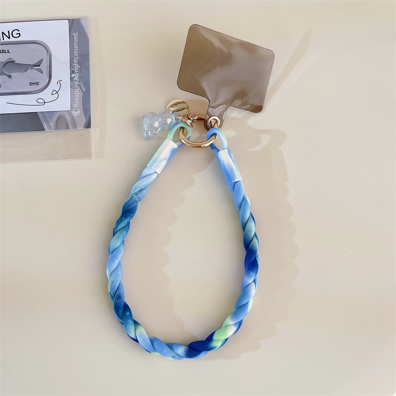 Luminous Bear Phone Lanyard – Short Wrist Strap with Clip, Anti-Lost Pendant for - 第 9/27 張圖片