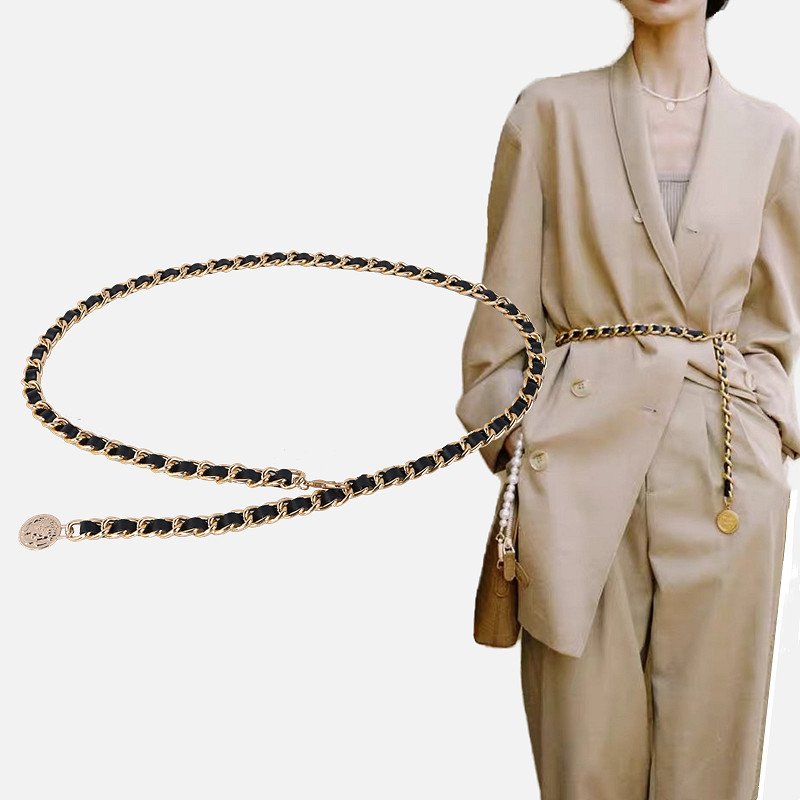 Title 1, Metal Tassel Fashion Catwalk Waist Chain. Retro...