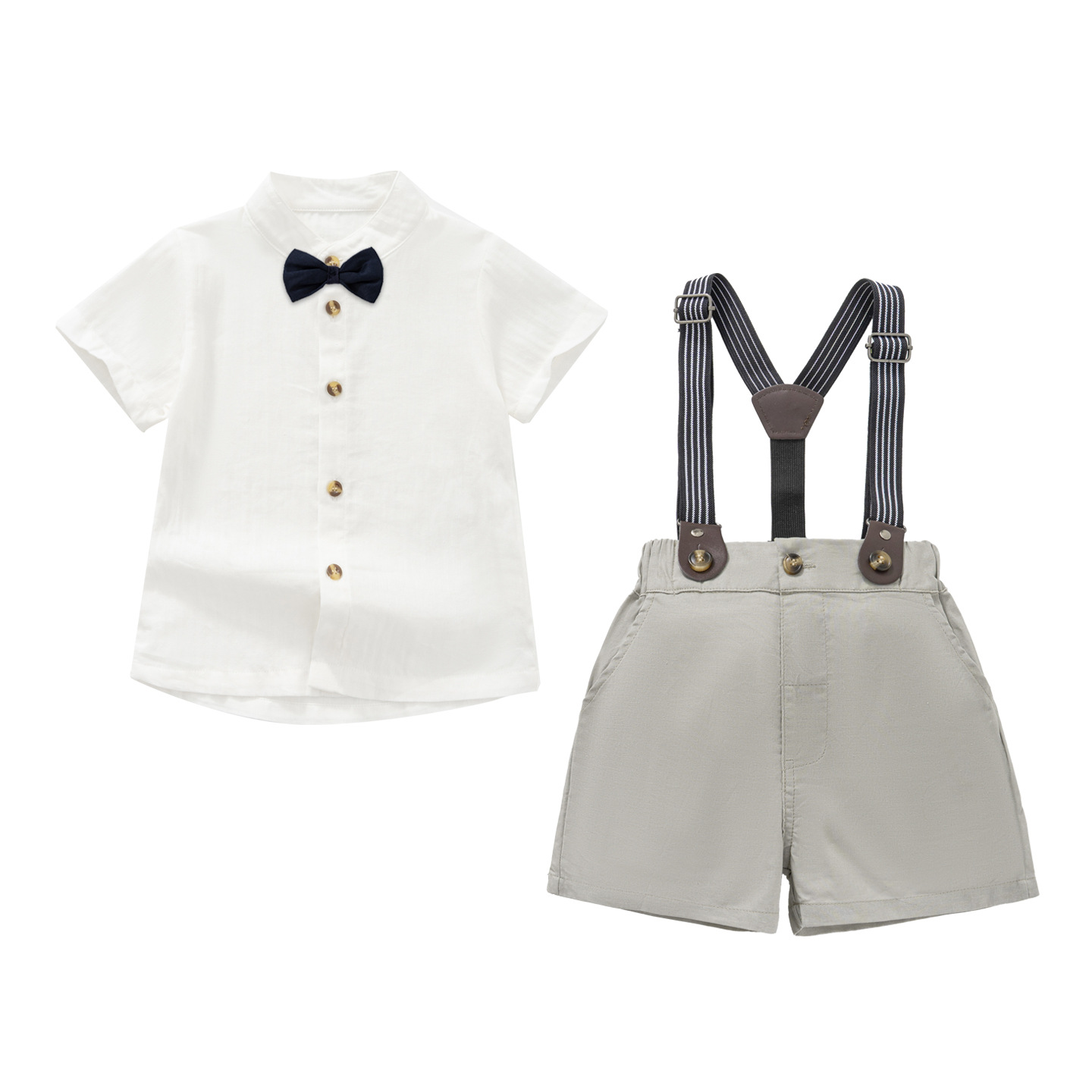 Korean-style Suspender Pants Set For Boys — foto 7