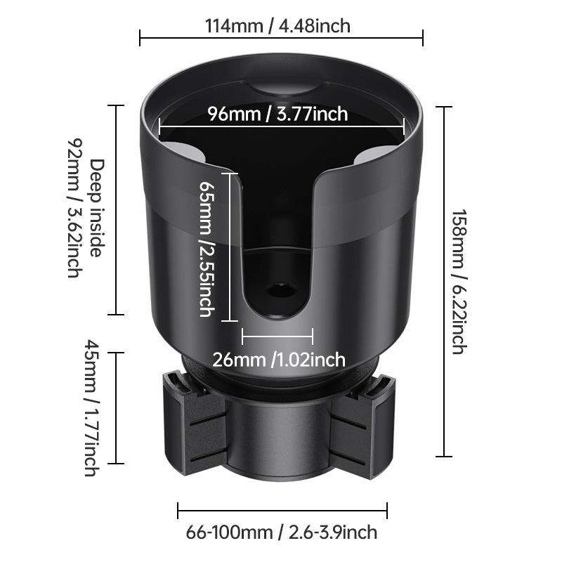 Large Car Water Cup Holder Multi-functional Storage Rack - Image 6