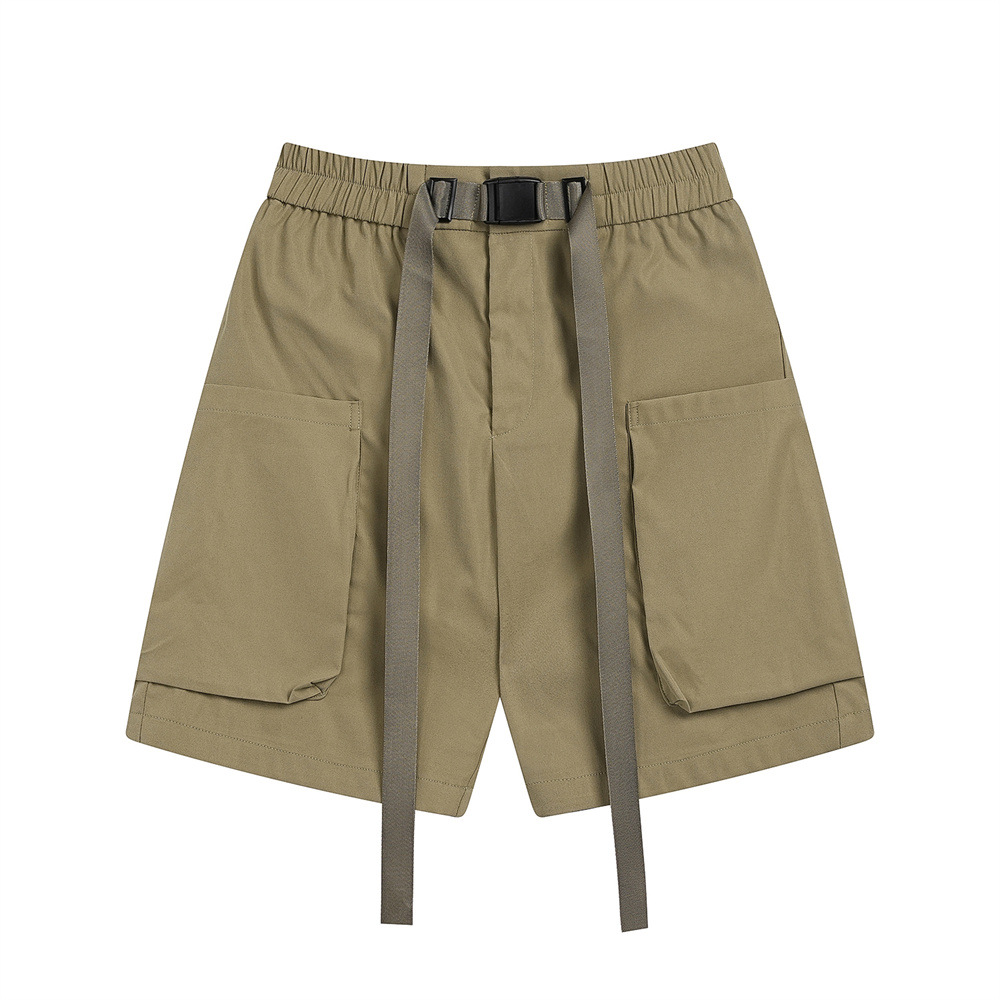 With Belt Workwear Shorts Men's Loose Casual