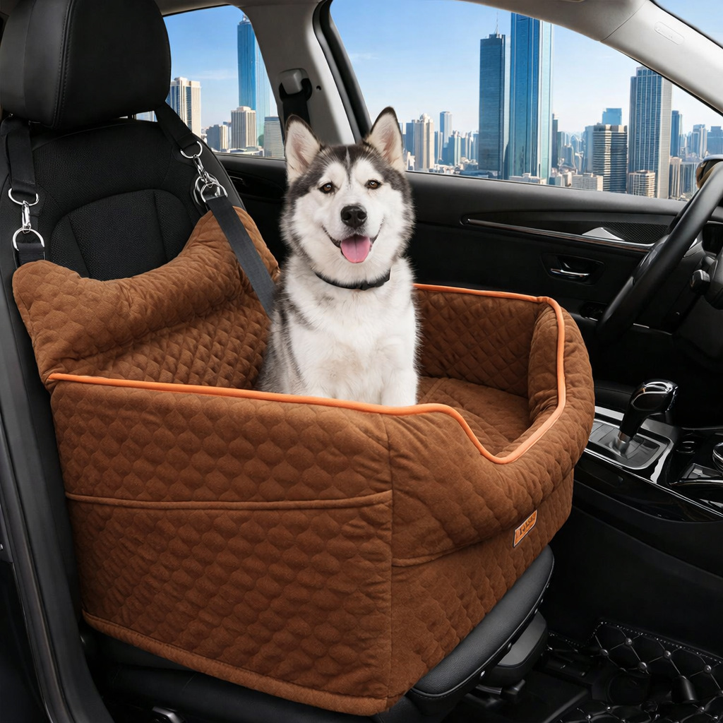 All-season Universal Car Seat With A Thickened Bottom Serving As A Dog Bed Or Sofa detail photo 7
