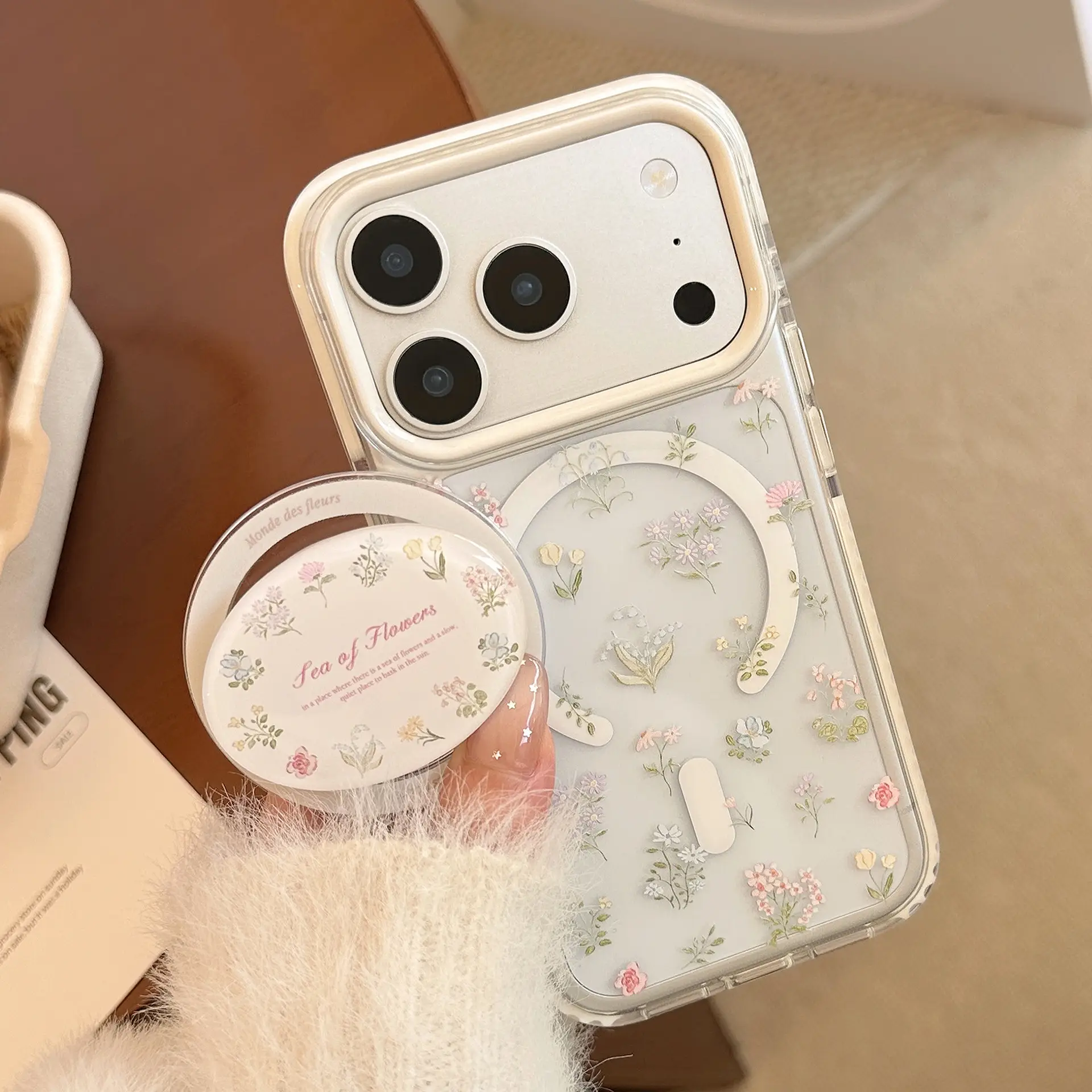 Gentle Color Flower Bouquet Phone Case Highly Aesthetic