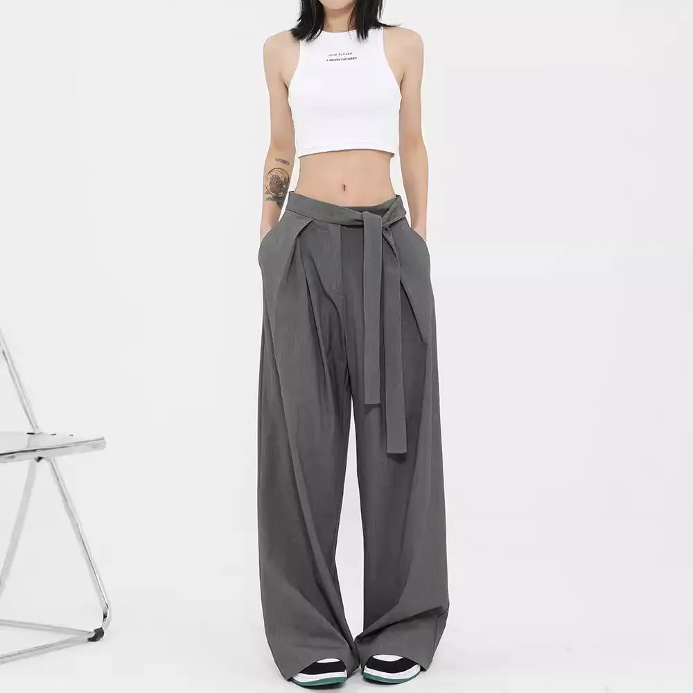 Fashion Women's Casual Pants Wide Leg Trousers