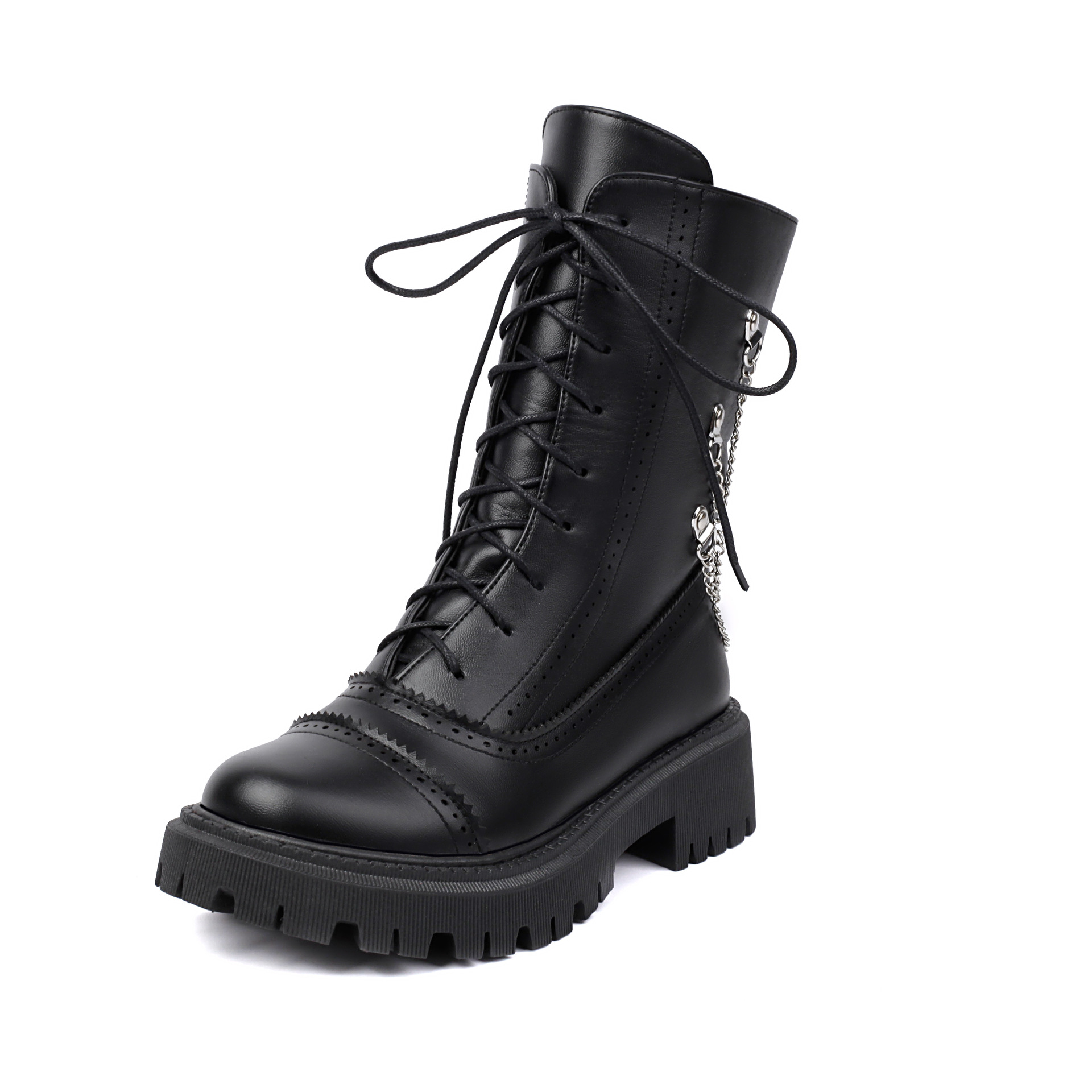 Women’s Chunky Heel Mid-Calf Dr. Style Boots