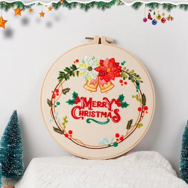 Diy Handmade Embroidery Material Package 20 Creative Merry Christmas Gift Cx0747 Jingling Bell 2 - Shop at LoveMi