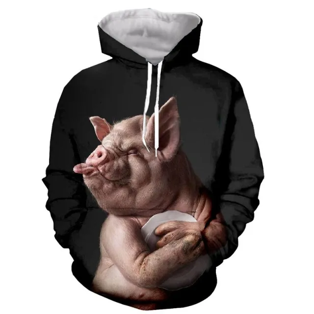 3D Printed Hooded Long Sleeve Sweater Lmxqh20241797Q Xxxl - Shop at LoveMi