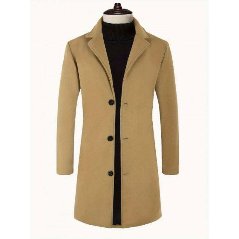 Men's Loose And Comfortable Trench Coat