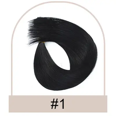 Human-hair Extension Wire Rods Seamless And Easy-to-remove One-piece Tape-in Hair Extensions