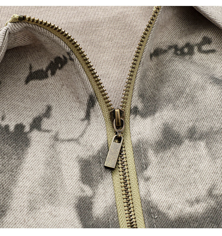 Special-interest Design Graffiti Printing Zip Top