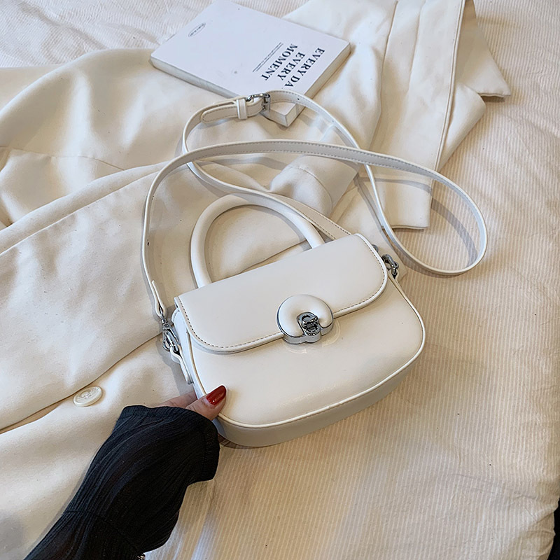 Women's Fashionable All match Shoulder Messenger Bag White - Shop at LoveMi