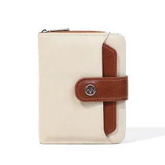 Fashion Clutch Zipper Hasp Women's Wallet - Beige - View 1